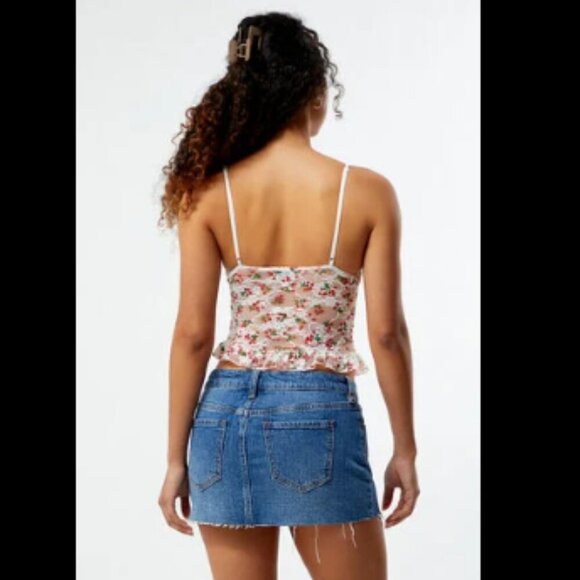 Maurices PREMIUM MINI JEAN SKIRT Festival Denim SZ 9/10 - Picture 1 of 13